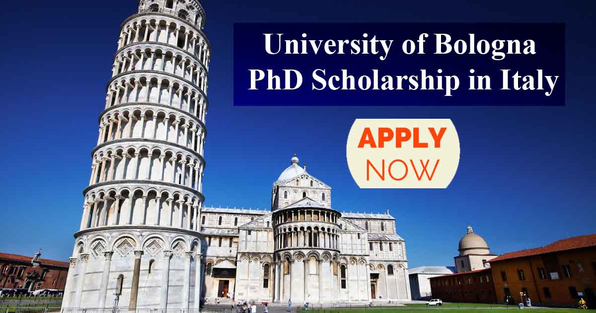 phd scholarship in italy for international students 2022