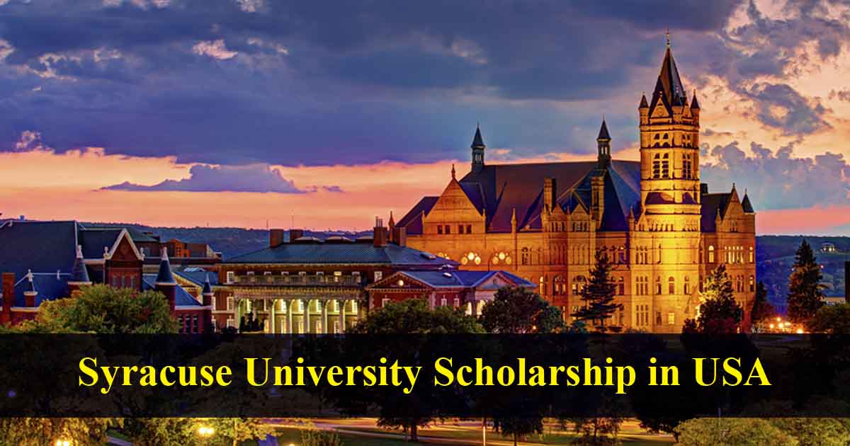 Read more about the article Merit Based Scholarships for International Students at Syracuse University in USA